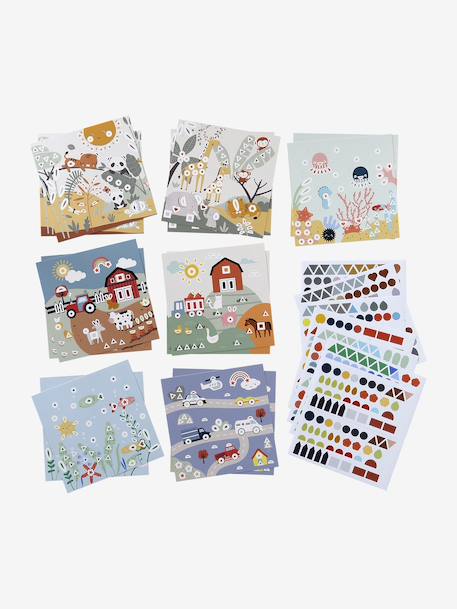 Geometric Sticker Set multicoloured - vertbaudet enfant 