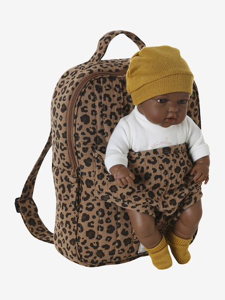 VERTBAUDET x ENVIE DE FRAISE baby doll carrier backpack brown - vertbaudet enfant 