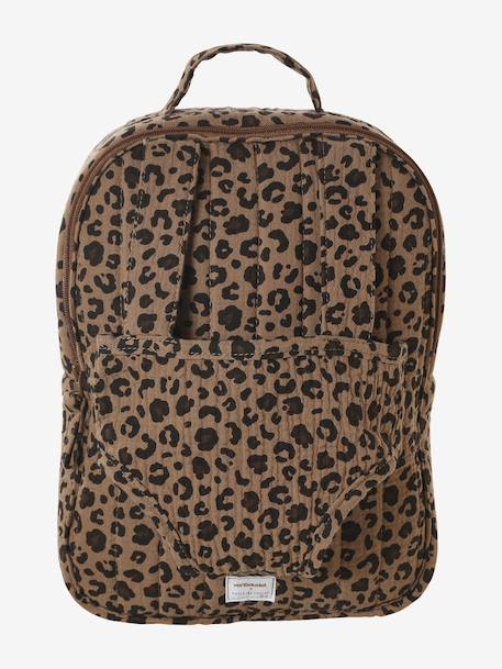 Sac à dos fille porte-poupon léopard Vertbaudet et Envie de fraise marron - vertbaudet enfant 