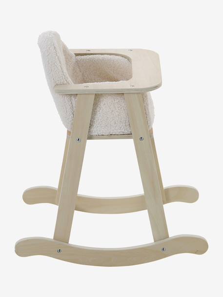 Rocking High Chair in FSC®100% Wood for Dolls wood - vertbaudet enfant 
