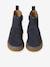 Leather Chelsea Boots with Elastic & Zip for Girls beige+camel+navy blue - vertbaudet enfant 