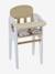 Chaise haute pour poupon en bois FSC® blanc+bois - vertbaudet enfant 