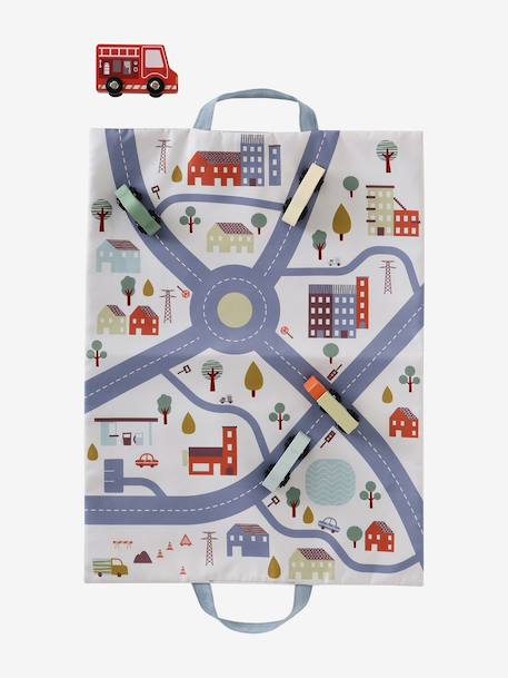 Mini Track + 5 Cars beige - vertbaudet enfant 