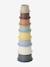 Stacking Cups in Soft Plastic multicoloured - vertbaudet enfant 