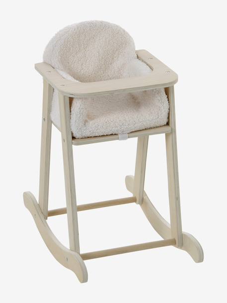 Rocking High Chair in FSC®100% Wood for Dolls wood - vertbaudet enfant 