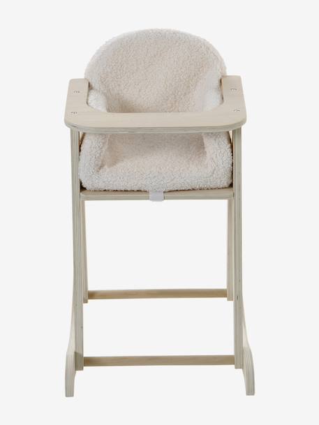 Rocking High Chair in FSC®100% Wood for Dolls wood - vertbaudet enfant 