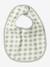 Vertbaudet Pack of 7 Newborn Bibs aqua green+cappuccino+chequered green+Light Green/Print+White - vertbaudet enfant 