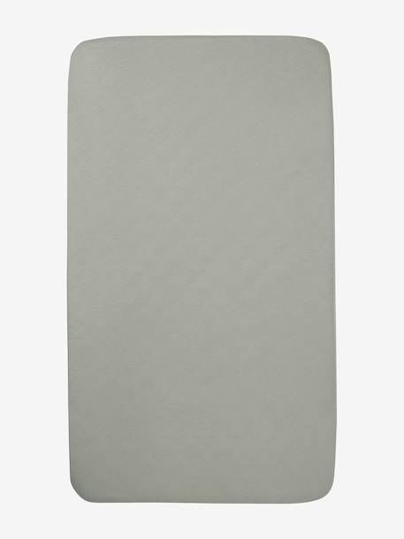 Pack of 2 Covers for Cots & Co-Sleeping Cribs, in Organic Cotton* Dark Blue/Print+ecru+printed white+White - vertbaudet enfant 