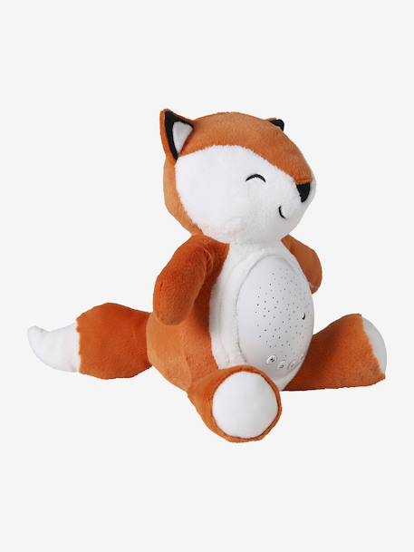 Veilleuse Peluche projecteur d'étoiles bleu jean+dinosaure+gris+jaune d'or+orange - vertbaudet enfant 