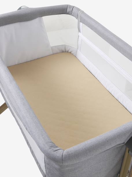 Pack of 2 Covers for Cots & Co-Sleeping Cribs, in Organic Cotton* Dark Blue/Print+ecru+printed white+White - vertbaudet enfant 