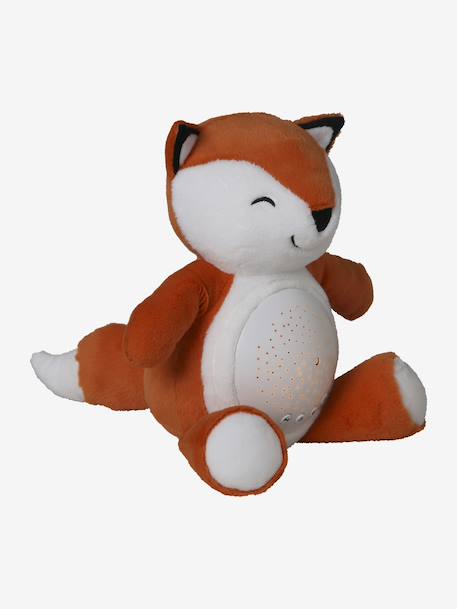 Veilleuse Peluche projecteur d'étoiles bleu jean+dinosaure+gris+jaune d'or+orange - vertbaudet enfant 
