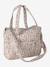 JOIOSA cotton muslin changing bag bronze+ecru+night blue+printed beige - vertbaudet enfant 