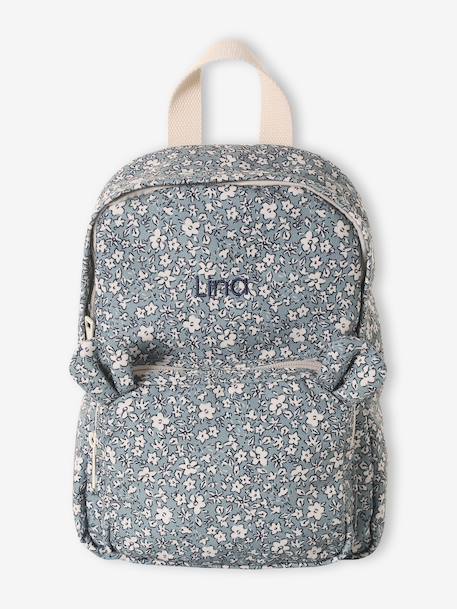 Sac à dos fille maternelle personnalisable animation oreilles ourson lilas poudré+vert sauge - vertbaudet enfant 