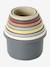 Stacking Cups in Soft Plastic multicoloured - vertbaudet enfant 