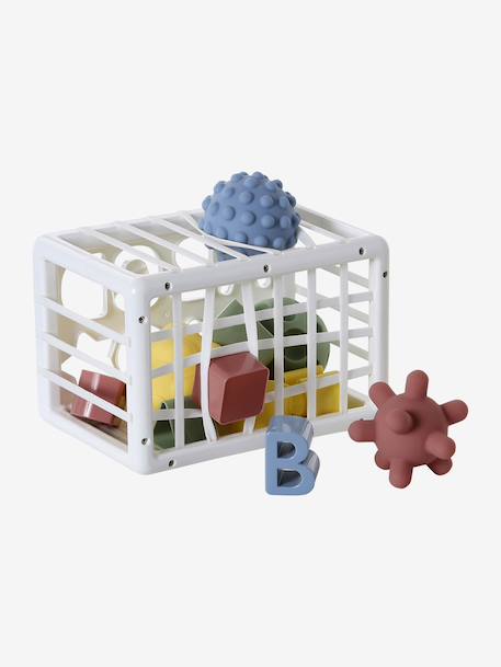 Shape sorter with elastic bands white - vertbaudet enfant 