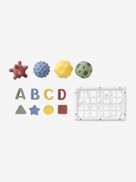 Shape sorter with elastic bands white - vertbaudet enfant 