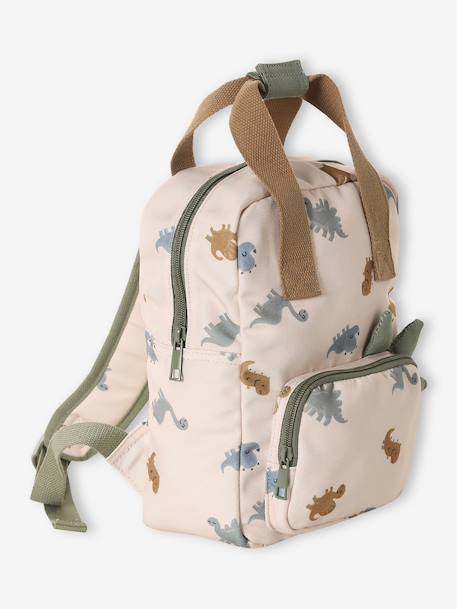 Sac à dos maternelle garçon imprimé dinosaures vanille - vertbaudet enfant 