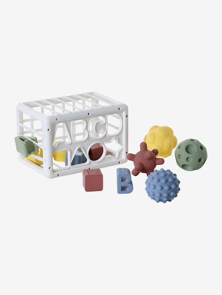Shape sorter with elastic bands white - vertbaudet enfant 