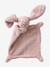 Two-Tone Rabbit Comforter rose+white - vertbaudet enfant 