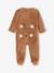 Onesie with Animal or Heart Print for Newborns chocolate+ecru - vertbaudet enfant 