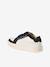 Baskets enfant garçon cuir à scratchs écru+lot blanc+lot bleu - vertbaudet enfant 