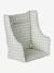 VERTBAUDET High Chair Cushion Blue Stripes+chequered green+ecru+mustard+printed beige+White - vertbaudet enfant 