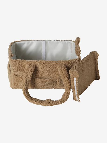 Storage basket with 2 compartments beige - vertbaudet enfant 