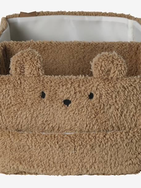 Storage basket with 2 compartments beige - vertbaudet enfant 