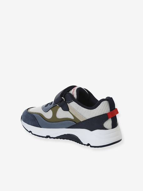 Lace-up & Hook-&-Loop Trainers for Children, Designed for Autonomy set blue - vertbaudet enfant 