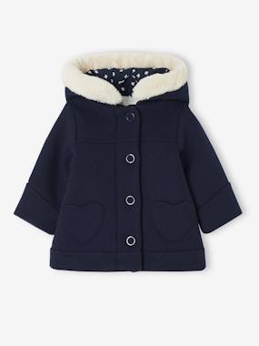 Baby-Outerwear-Coats-Coat with Hood for Baby Girls
