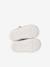 Trainers with leather velcro straps for babies gold+white - vertbaudet enfant 