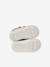 Trainers with leather velcro straps for babies gold+white - vertbaudet enfant 