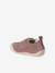 Soft Pram Shoes with Hook-&-Loop Strap for Babies gold+old rose - vertbaudet enfant 