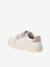 Trainers with Leather Hook-&-Loop Straps for Children ecru+printed white+set white - vertbaudet enfant 