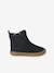Leather Zipped & Elasticated Chelsea Boots for Babies navy blue - vertbaudet enfant 