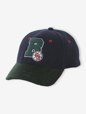 -Casquette chaude « Baltimore » garçon en lainage et velours