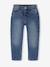 Jean fille mom bleu clair+bleu moyen - vertbaudet enfant 