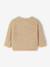 Gilet bébé en maille grosse jauge beige chiné+vert sauge - vertbaudet enfant 