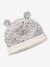 Sherpa-Lined Floral Print Beanie & Snood Set for Babies printed pink - vertbaudet enfant 