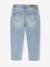 Mom Fit Jeans for Girls light blue+medium blue - vertbaudet enfant 