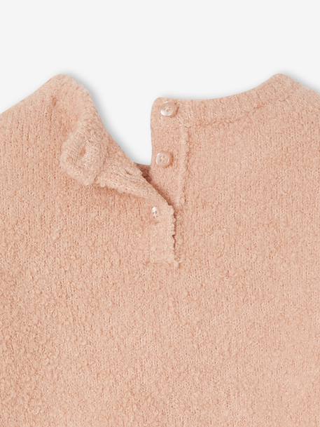 Embroidered little hearts baby jumper rosy - vertbaudet enfant 