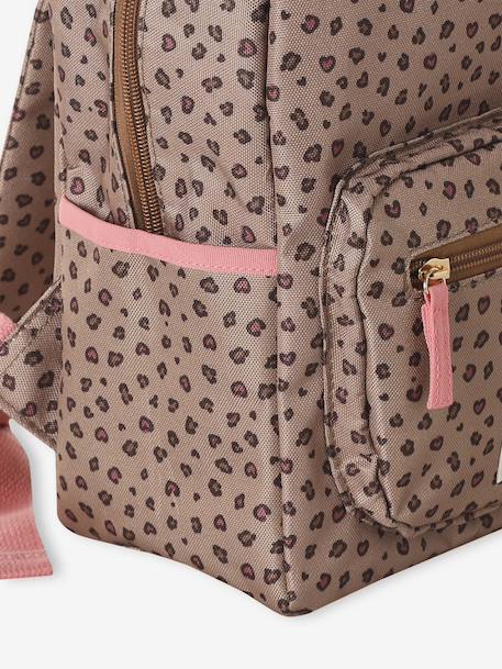 Leopard Print Nursery Backpack beige - vertbaudet enfant 