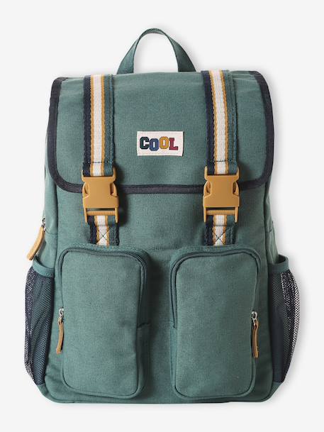 Backpack 'Cool school' for boys peacock blue - vertbaudet enfant 