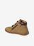 Boots enfant garçon cuir zippées et lacets beige - vertbaudet enfant 