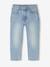 Jean fille mom bleu clair+bleu moyen - vertbaudet enfant 