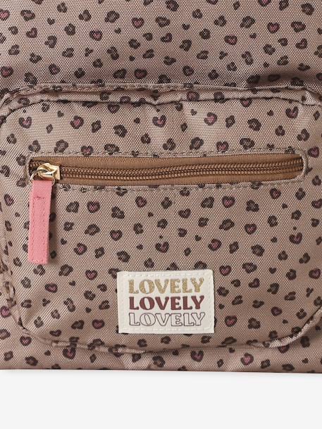 Leopard Print Nursery Backpack beige - vertbaudet enfant 