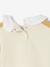 Girl's sweatshirt with a Peter Pan collar ochre - vertbaudet enfant 