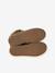 Girls' lined leather boots camel - vertbaudet enfant 