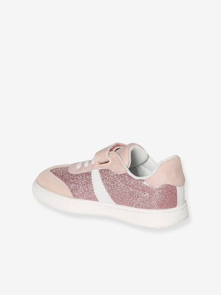 Trainers with Hook-&-Loop Fasteners & Elasticated Laces for Children, Designed for Autonomy rose+set pink - vertbaudet enfant 