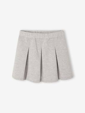 -Easy-to-Slip-On Pleated Skirt for Girls 